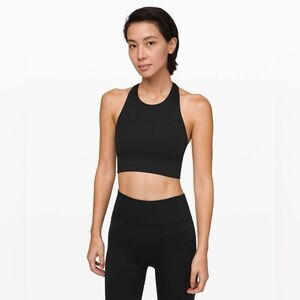 Lululemon Ebb to Train Black Sports Bra 6‎